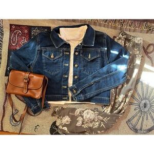 Calvin Klein  cropped denim jacket